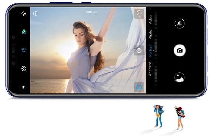 Huawei Nova 3 duální fotoaparáty